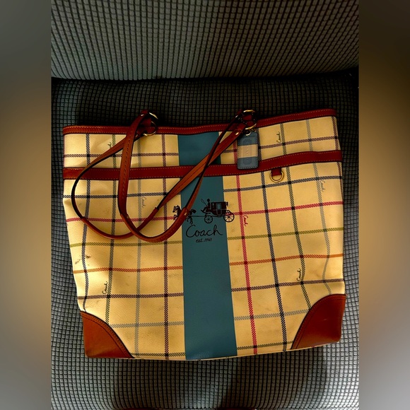 Multicolor Coach Tote - Picture 7 of 7